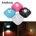 Compact Infrared Motion Sensor Night Light — Wireless Battery-Powered Lamp