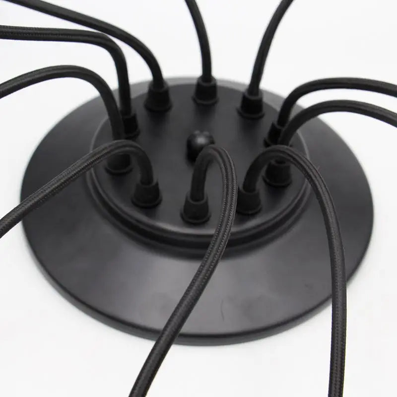 Vintage Spider Chandelier — Industrial Loft Pendant Light for Edison Bulbs