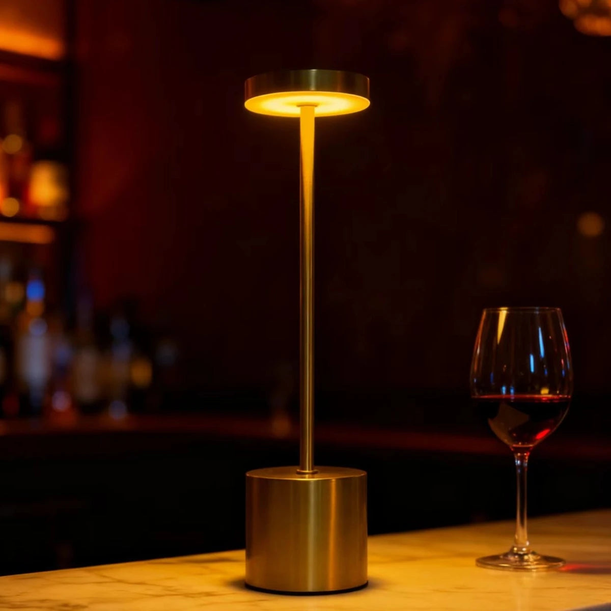 LED Ambient Desk Lamp — Touch-Control Dimmable Night Light