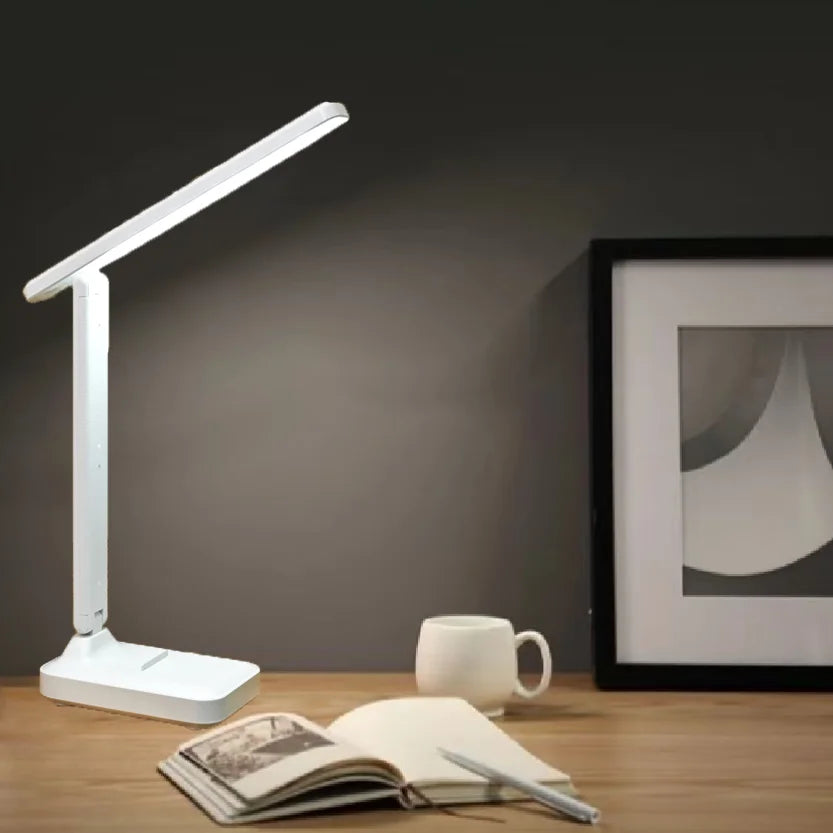 Touch-Control Dimmable Desk Lamp — 3-Level Eye Protection Table Light