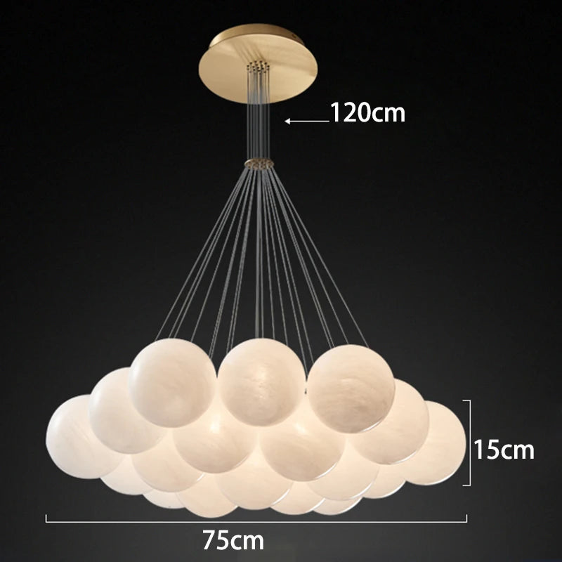 Multi-Head Crystal Villa Chandelier — Restaurant & Foyer Ceiling Light