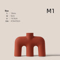 INS Modern Ceramic Art Vase — Sculptural Statement Piece