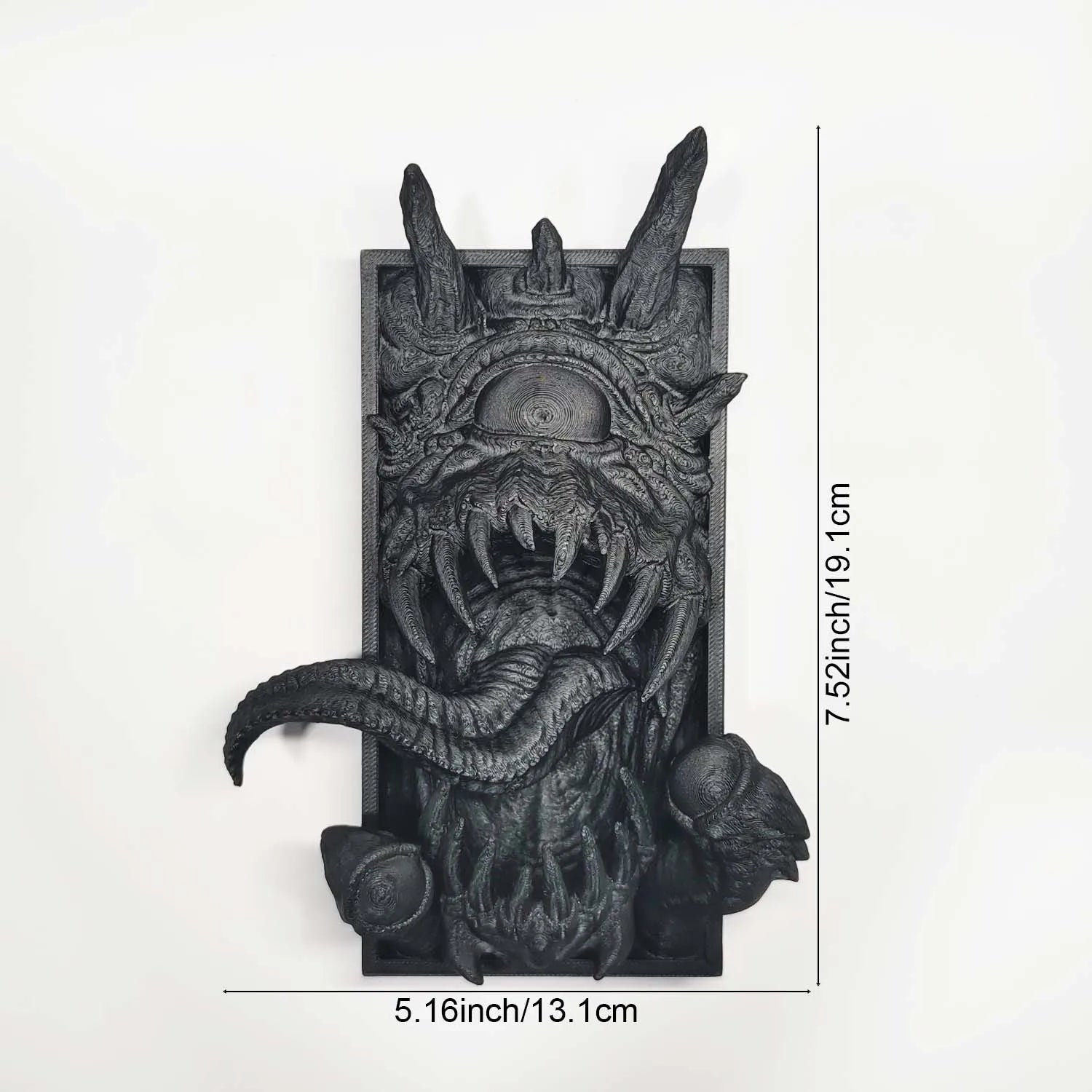 3D Printed Fantasy Dragon Bookend — Sculptural Bookshelf Decor