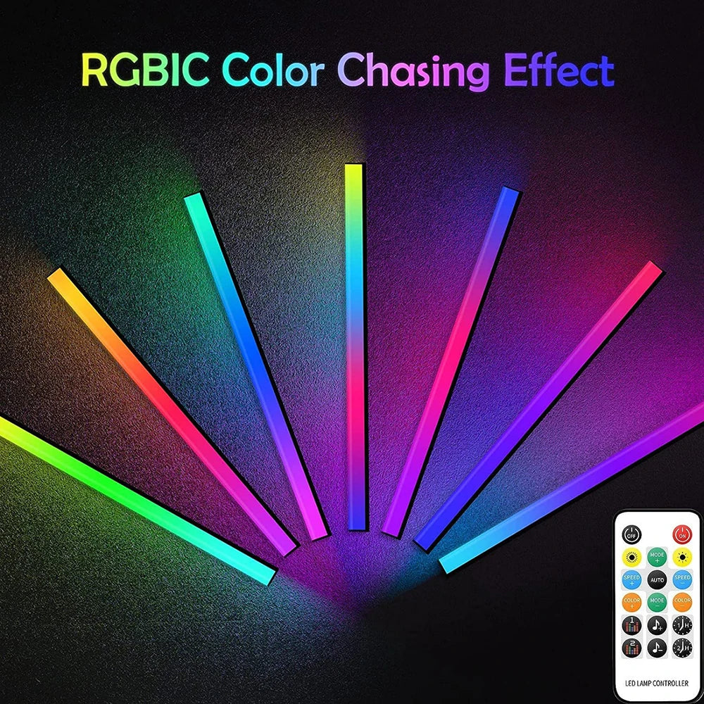 Smart Bluetooth RGB Light Bar — Music Sync App-Controlled Gaming Light