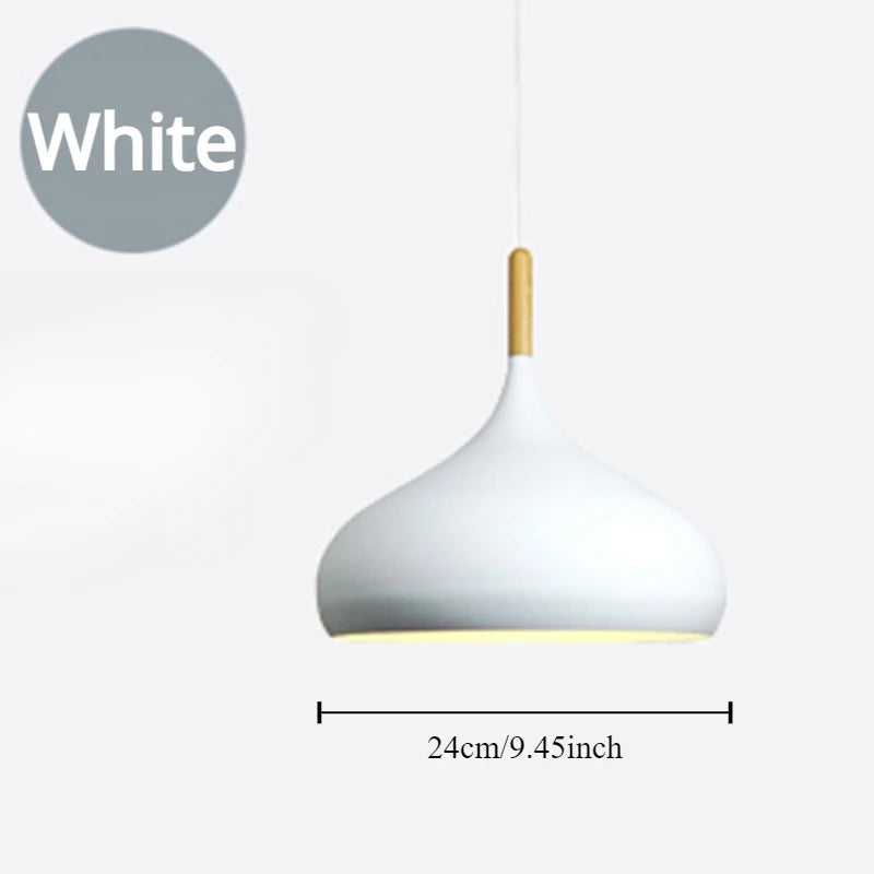 Macaron Pastel Pendant Chandelier — Aluminum Modern Ceiling Light