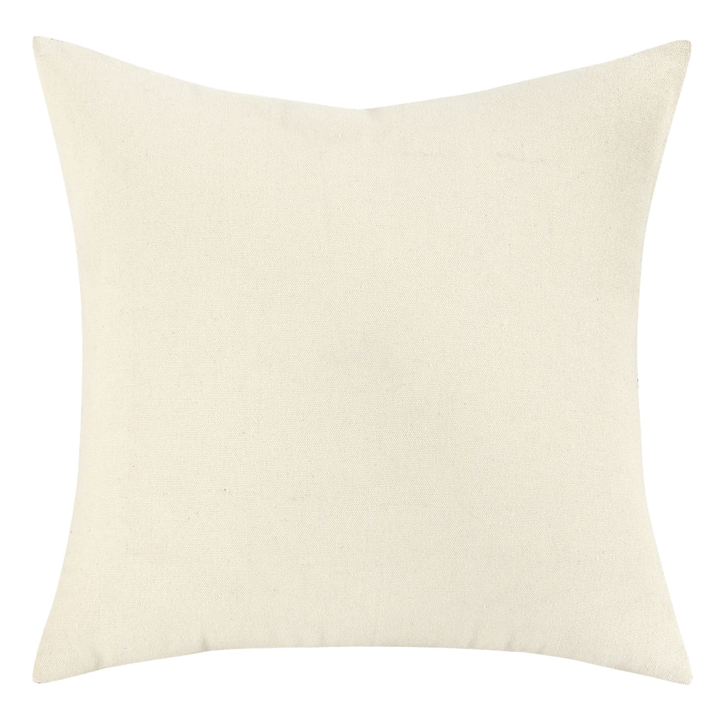 Boho Striped Chenille Pillow Cover — Plush Textured Square Cushion