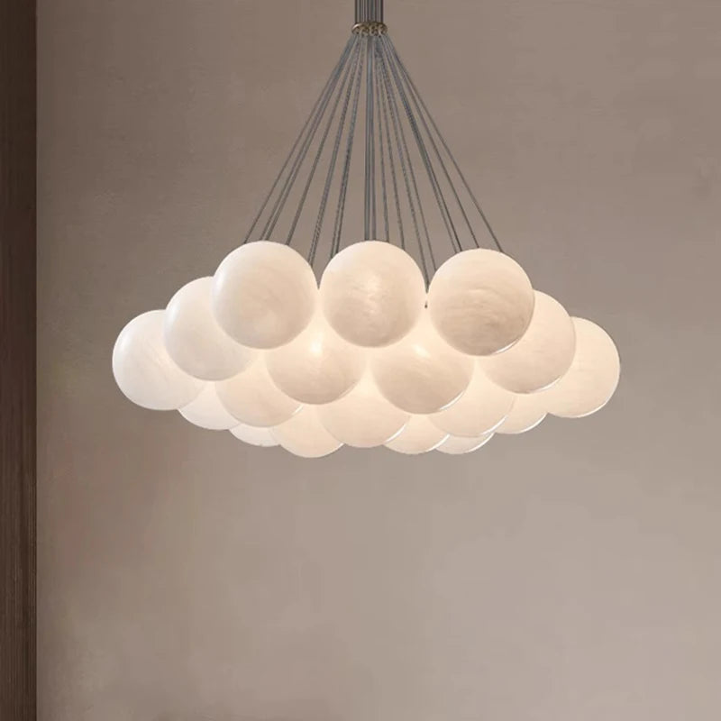Multi-Head Crystal Villa Chandelier — Restaurant & Foyer Ceiling Light