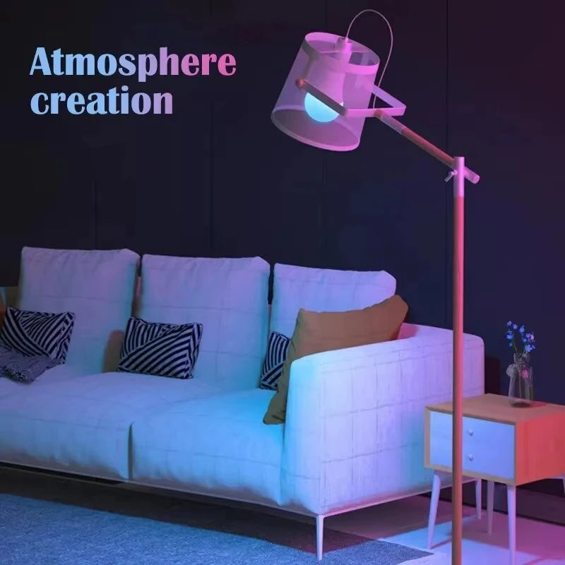 16-Color RGB E27 Smart Bulb — 24-Key Remote Control Atmosphere Light