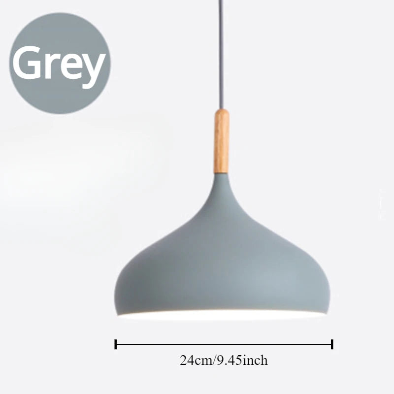 Macaron Pastel Pendant Chandelier — Aluminum Modern Ceiling Light
