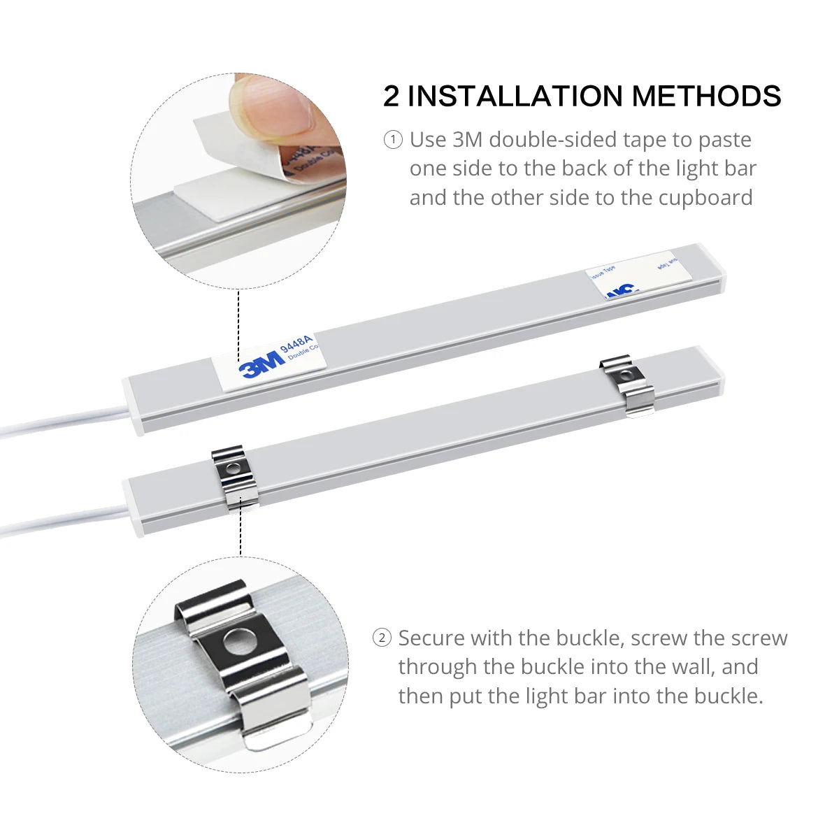 Hand-Wave Sensor Cabinet Light — Touchless USB LED Kitchen Strip