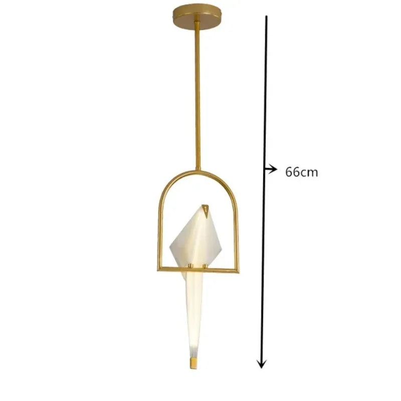 Origami Paper Bird Chandelier — Designer Bird Lamp Collection