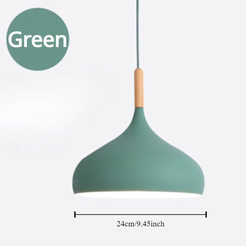 Macaron Pastel Pendant Chandelier — Aluminum Modern Ceiling Light