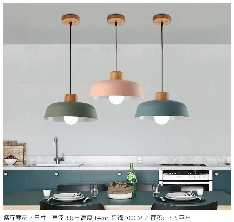 Nordic Minimalist LED Chandelier — Modern Restaurant & Bar Pendant Light