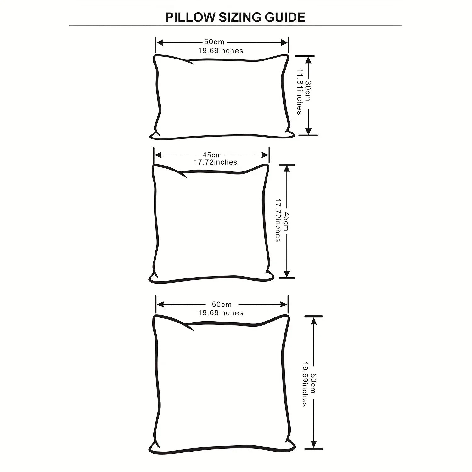 Reversible Striped Throw Pillow Cover — Handwoven Sofa Cushion