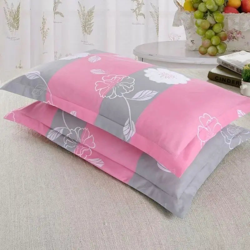 Thickened Solid Pillowcase Set — Soft Everyday Dorm & Apartment Bedding