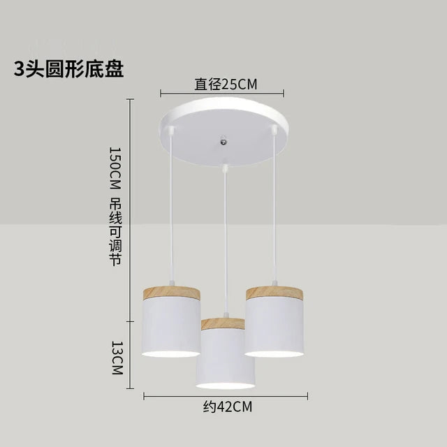 Modern Dining Table Pendant Light — Adjustable LED Ceiling Fixture