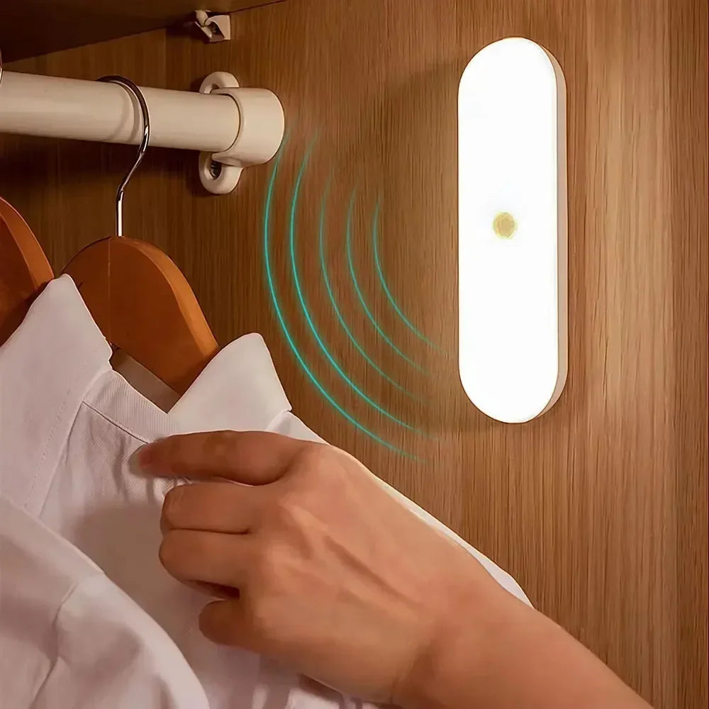 Wireless Magnetic Motion Sensor Lamp — USB Rechargeable Closet Light