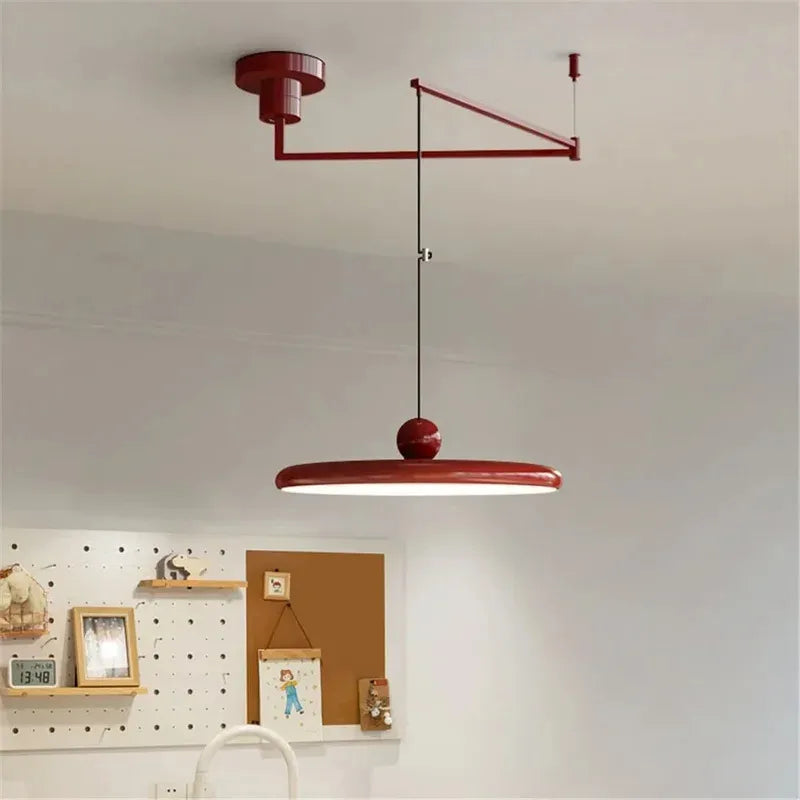 Rocker Arm LED Pendant Light — Kinetic Kitchen Bar & Dining Fixture