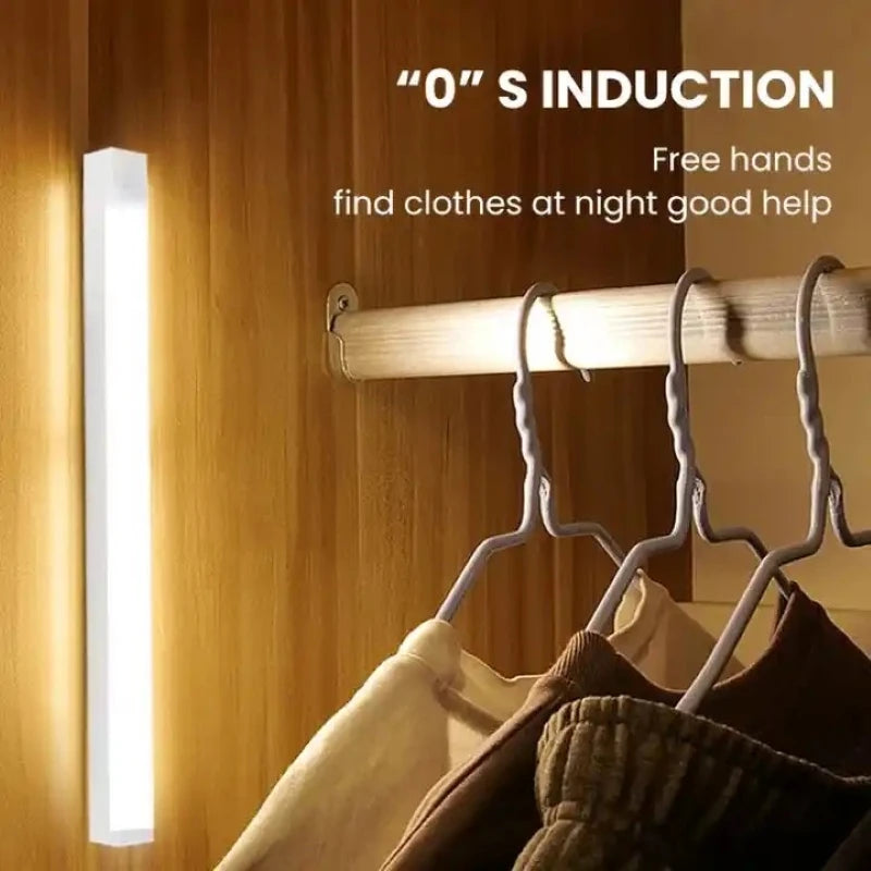 Rechargeable Motion Sensor Light Strip — Magnetic Closet & Stair Lamp