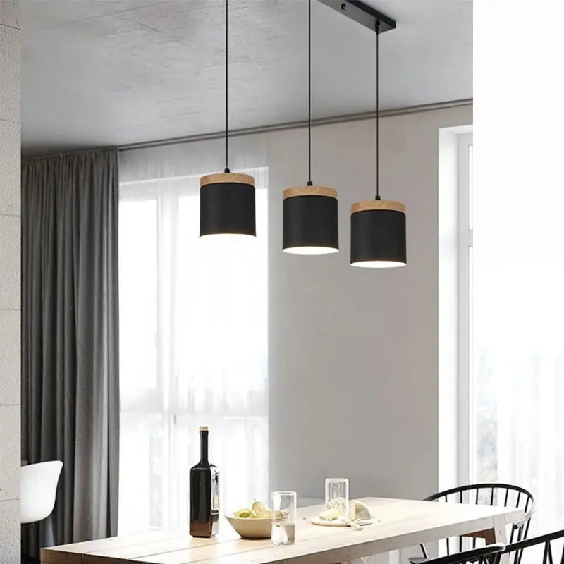 Modern Dining Table Pendant Light — Adjustable LED Ceiling Fixture