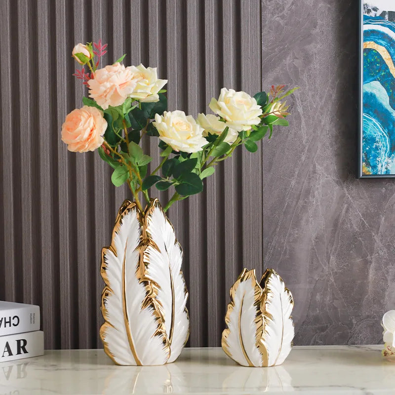 High-End Ceramic Vase — Sculptural Pottery for Foyer & Living Room