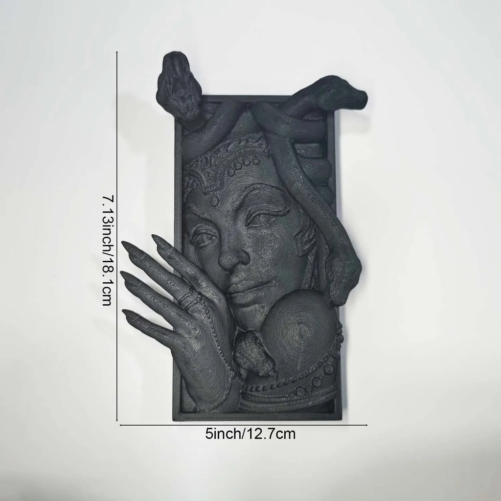 3D Printed Fantasy Dragon Bookend — Sculptural Bookshelf Decor