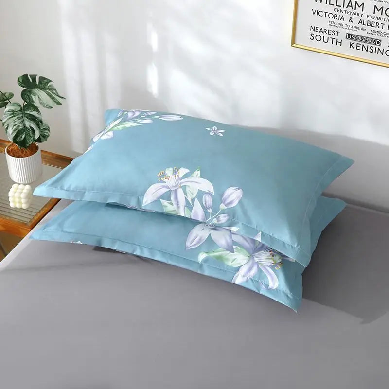 Thickened Solid Pillowcase Set — Soft Everyday Dorm & Apartment Bedding