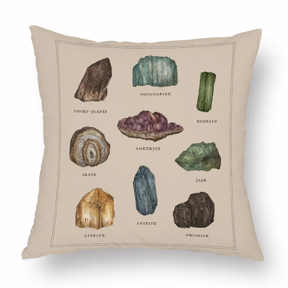Woven Animal Print Pillow Cover — Textured Sofa & Car Cushion