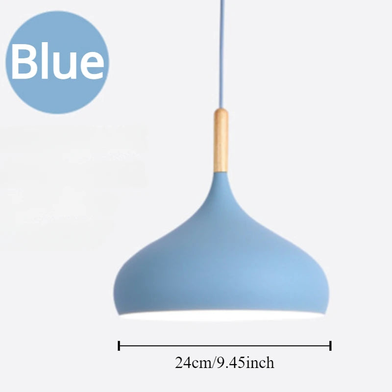 Macaron Pastel Pendant Chandelier — Aluminum Modern Ceiling Light
