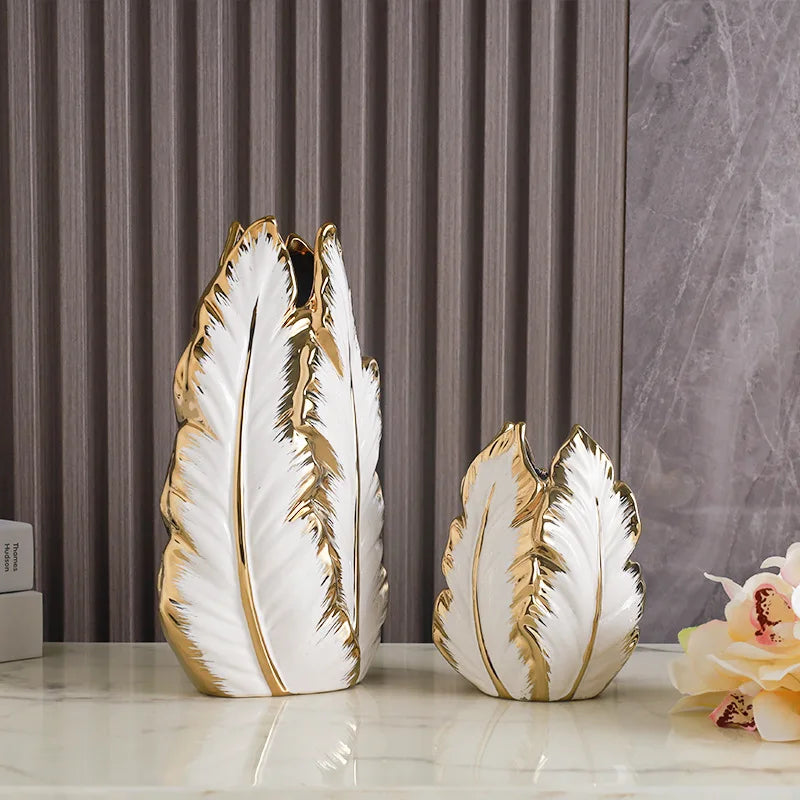 High-End Ceramic Vase — Sculptural Pottery for Foyer & Living Room