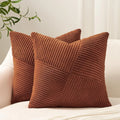 Corduroy Boho Windmill Pillow Cover — Textured Ribbed Cushion Cover