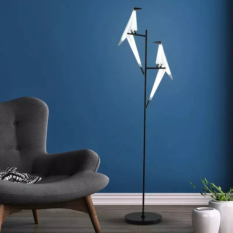 Origami Paper Bird Chandelier — Designer Bird Lamp Collection