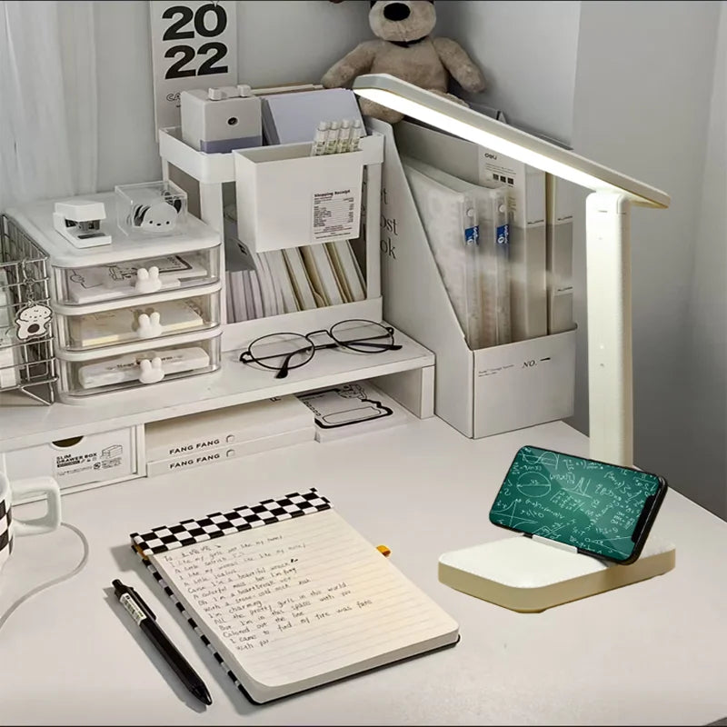 Touch-Control Dimmable Desk Lamp — 3-Level Eye Protection Table Light