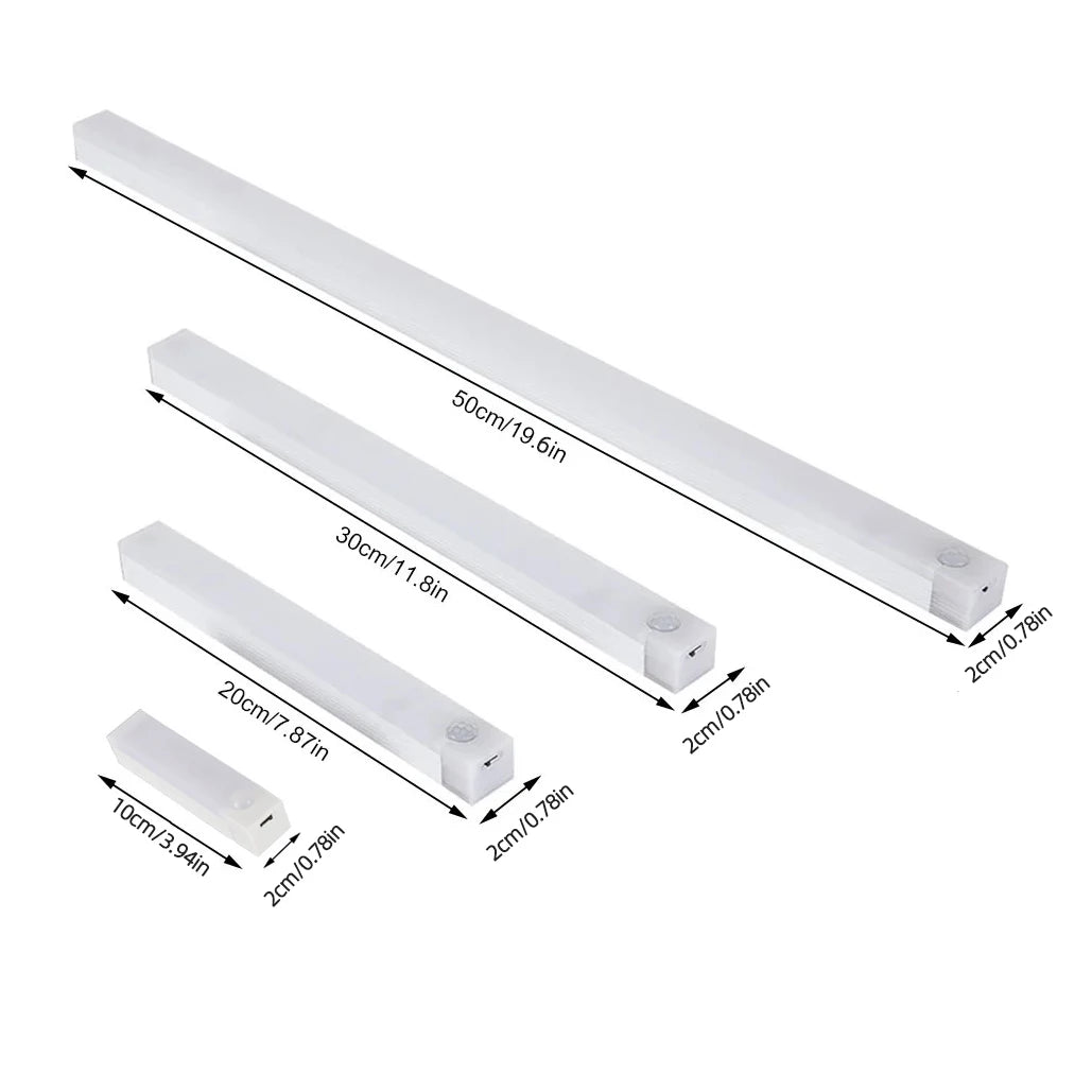 Rechargeable Motion Sensor Light Strip — Magnetic Closet & Stair Lamp