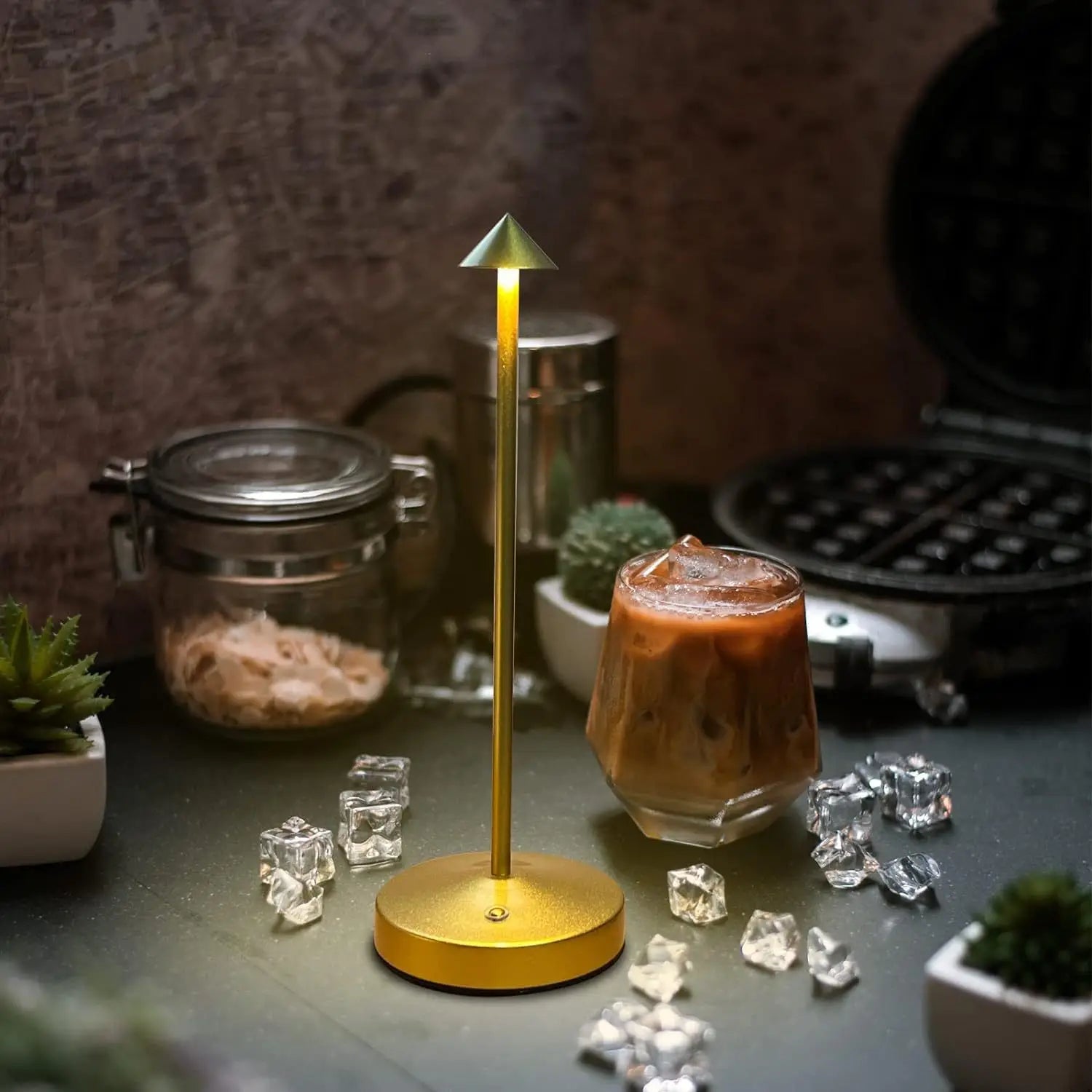 Wireless Touch-Control LED Desk Lamp — Dimmable Rechargeable Ambient Light