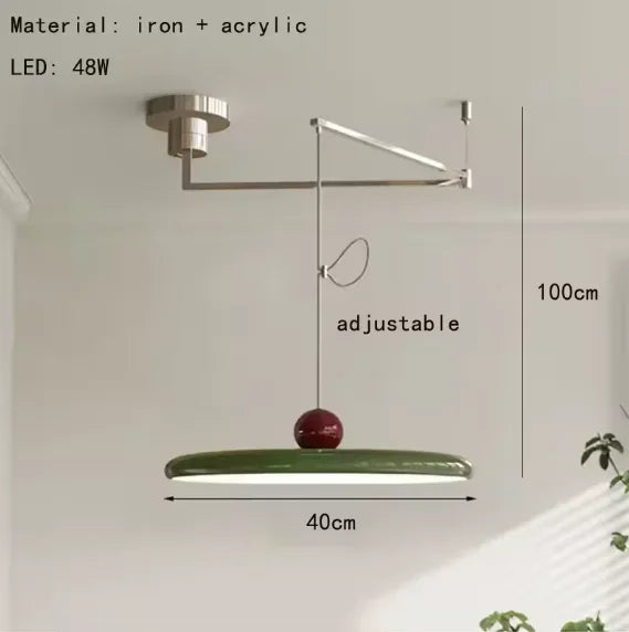 Rocker Arm LED Pendant Light — Kinetic Kitchen Bar & Dining Fixture