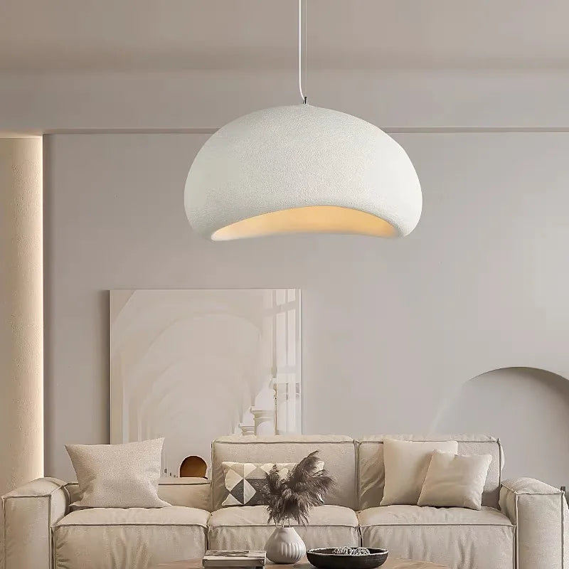 Wabi Sabi Sculptural Pendant Light — Nordic Handmade Ceiling Lamp