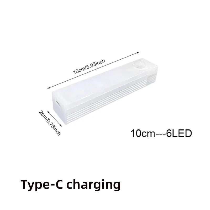 Rechargeable Motion Sensor Light Strip — Magnetic Closet & Stair Lamp