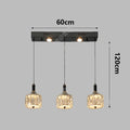 Crystal Restaurant Chandelier — Grand Multi-Head Villa Ceiling Light