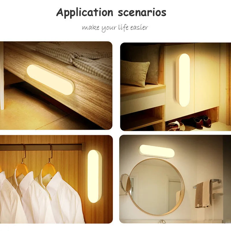 Wireless Magnetic Motion Sensor Light — LED Closet & Cabinet Lamp