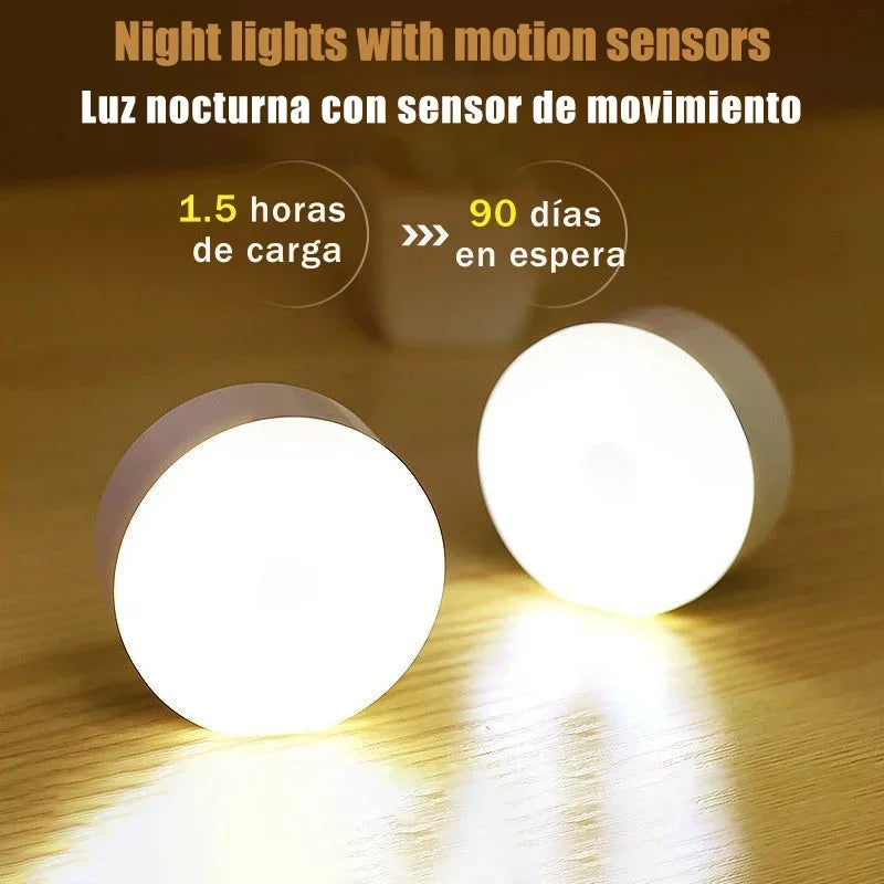 Smart Human Body Sensor Night Light — Magnetic Wireless Motion Lamp