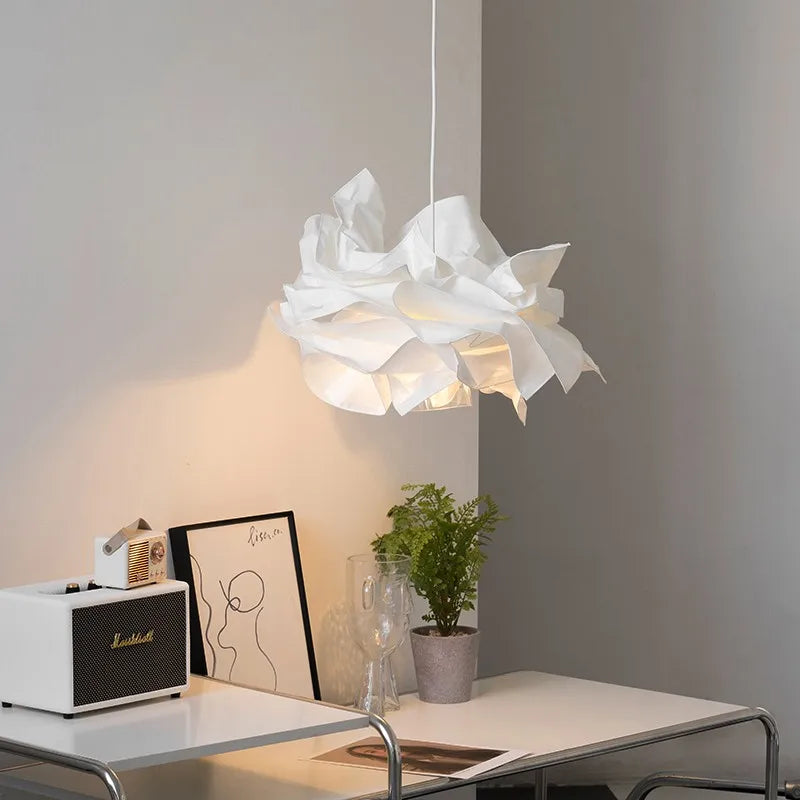 Minimalist Paper Pendant Light — DIY Sphere Chandelier