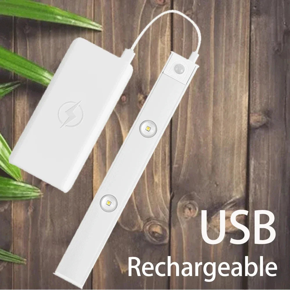 Ultra-Thin LED Cabinet Light — Motion Sensor Wireless Under-Cabinet Lamp
