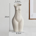 Sculptural Torso Ceramic Vase — Nordic Art Object Vessel