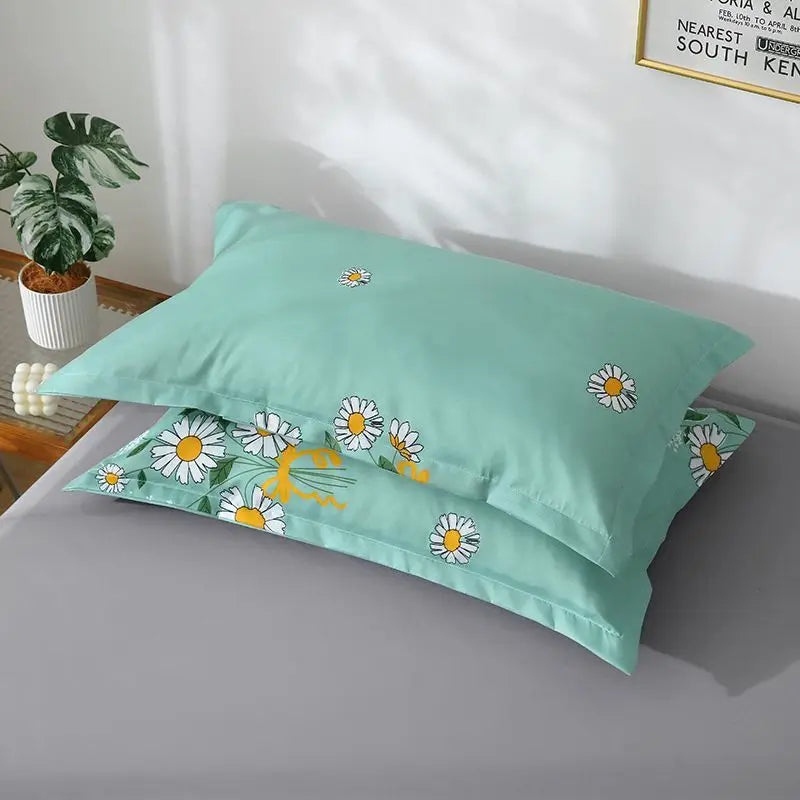 Thickened Solid Pillowcase Set — Soft Everyday Dorm & Apartment Bedding