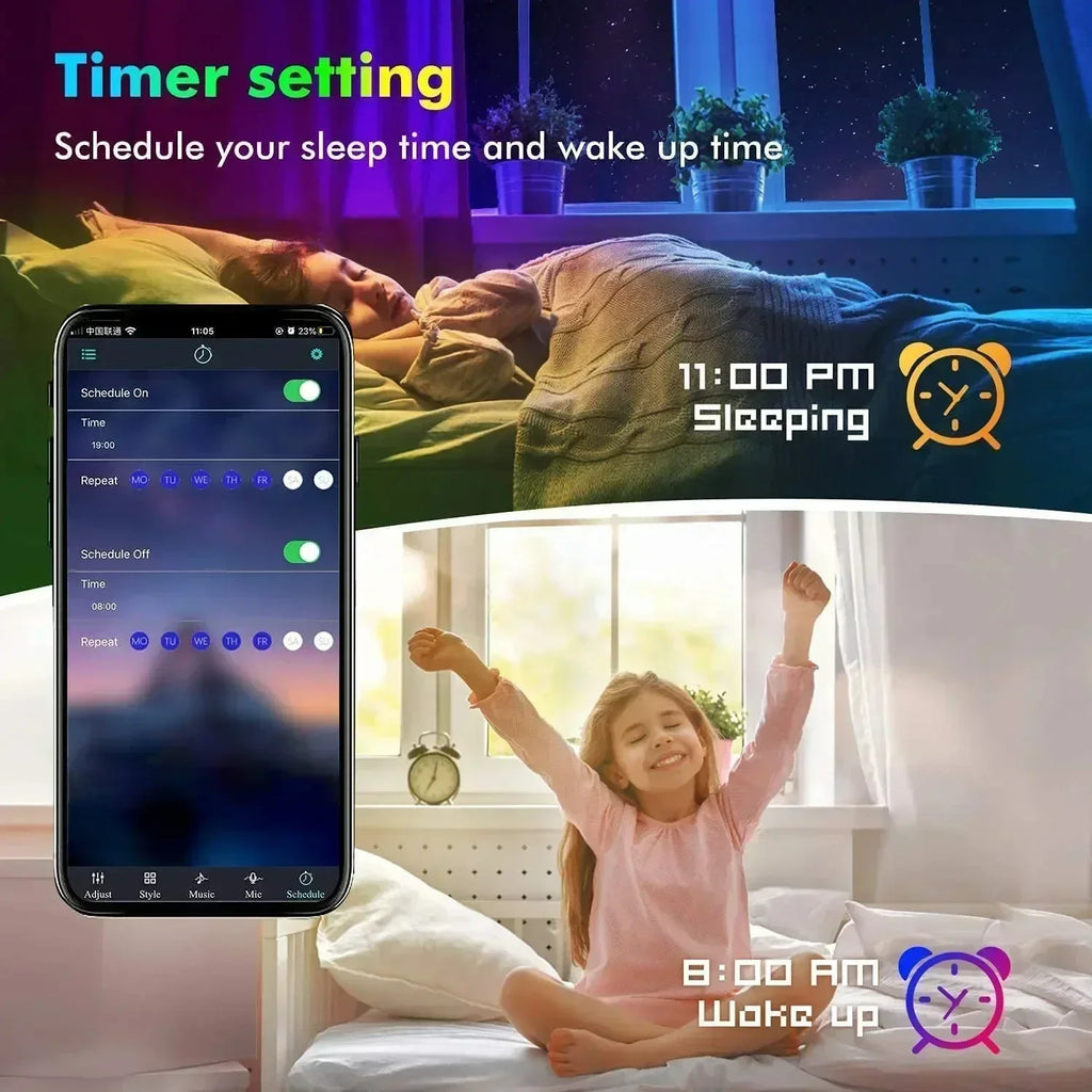 Smart Gaming RGB LED Strip — Music Sync App & Remote Controlled Light