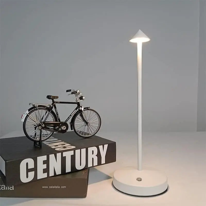Wireless Touch-Control LED Desk Lamp — Dimmable Rechargeable Ambient Light