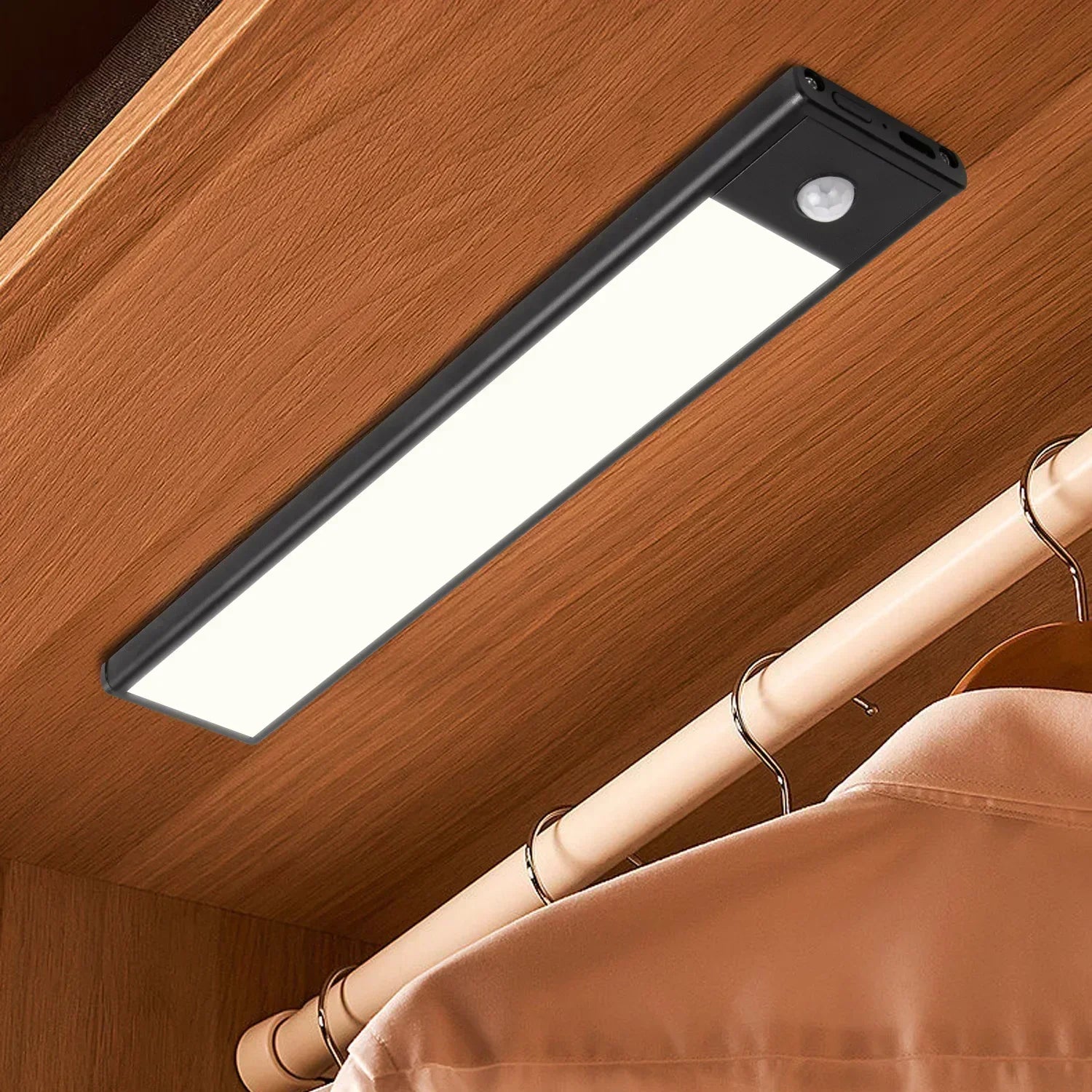 Rechargeable Magnetic Cabinet Light — USB Motion Sensor LED Strip