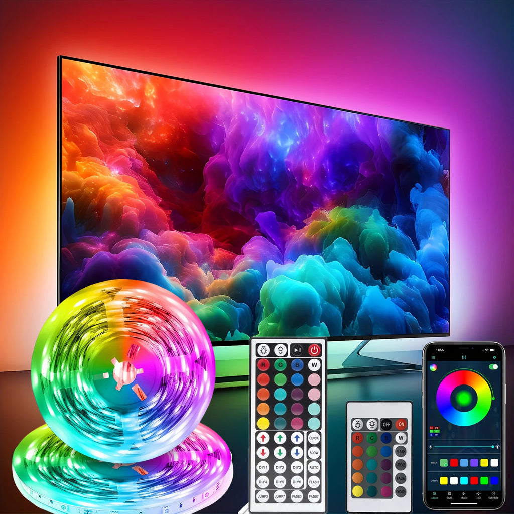 Smart Gaming RGB LED Strip — Music Sync App & Remote Controlled Light