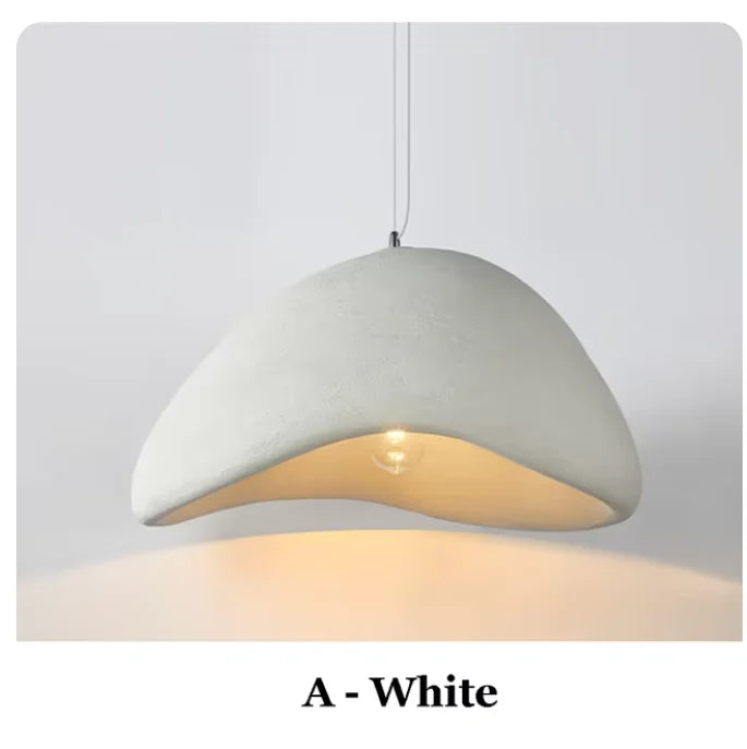 Wabi Sabi Sculptural Pendant Light — Nordic Handmade Ceiling Lamp